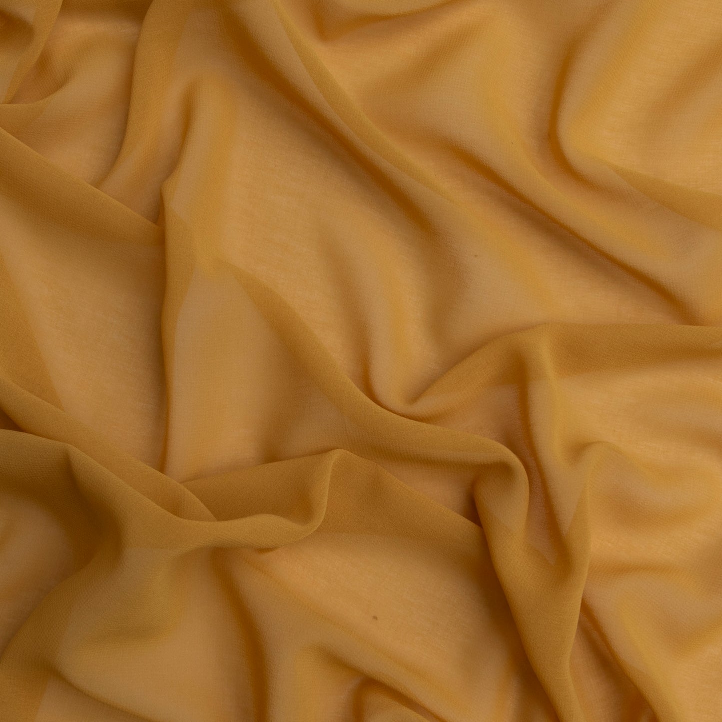 Chiffon Toque De Seda Mostarda