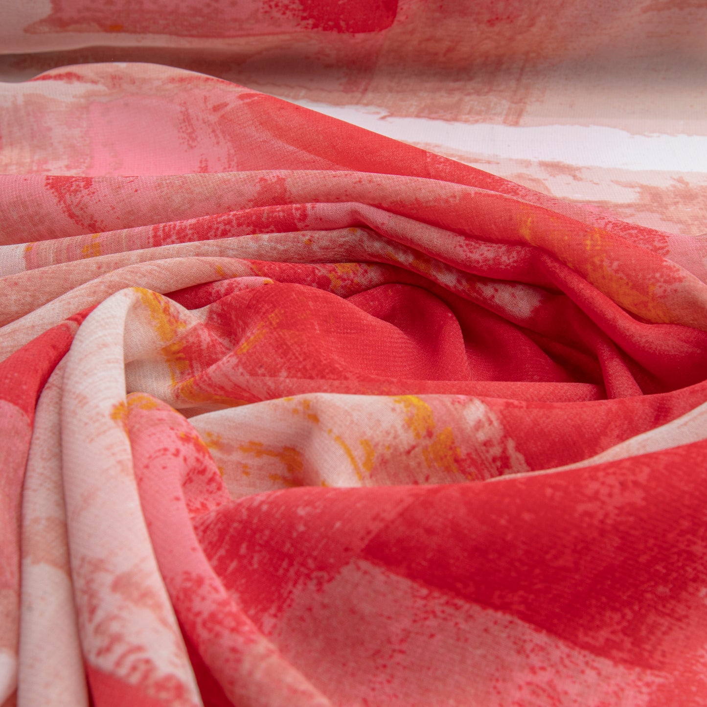 Chiffon Estampado Vermelho Des 20