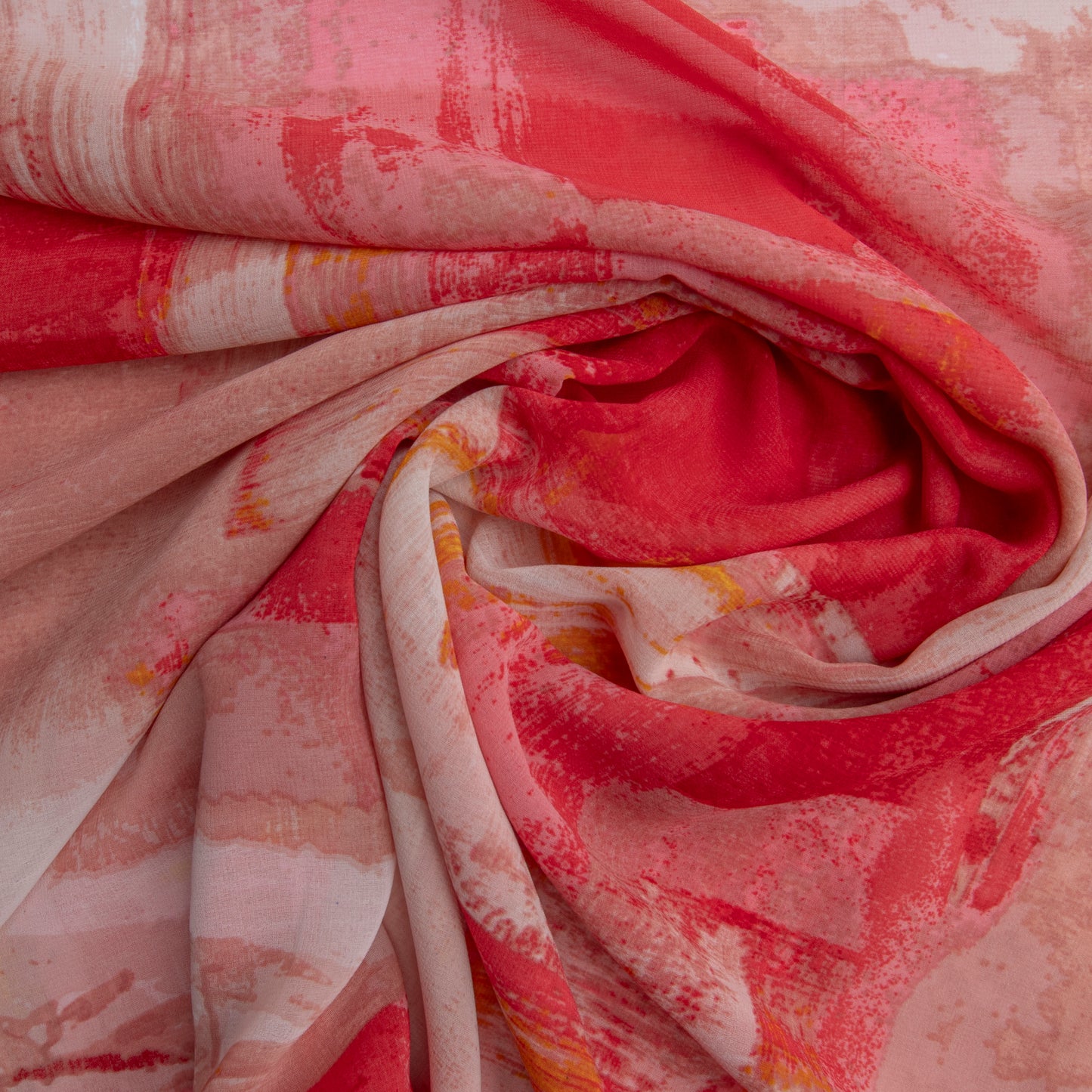 Chiffon Estampado Vermelho Des 20