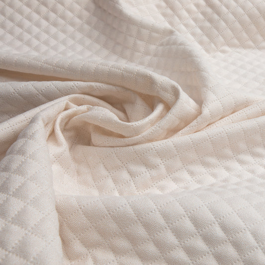 Couro Matelassê Chess Cru / Off White