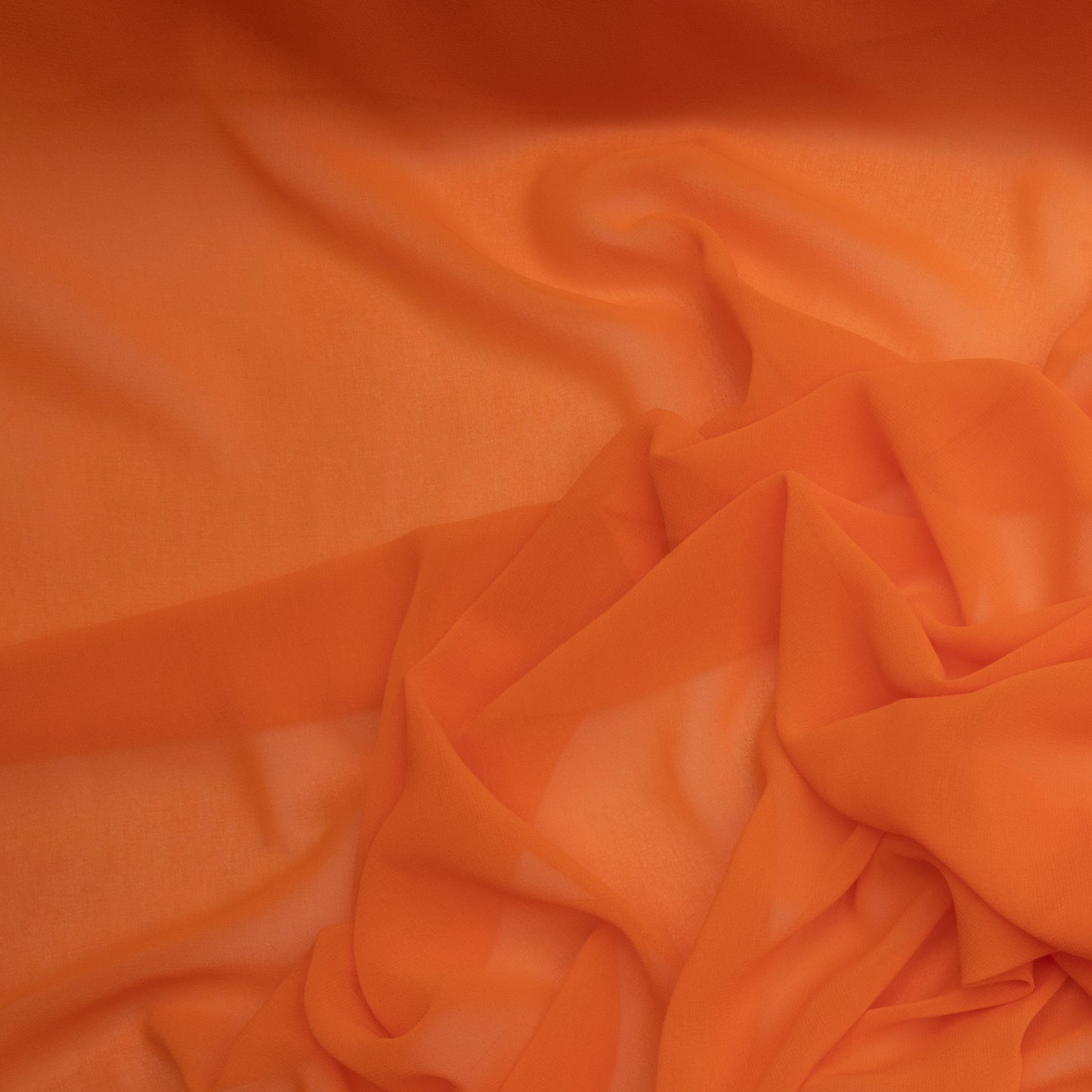 Chiffon Toque De Seda Tangerina