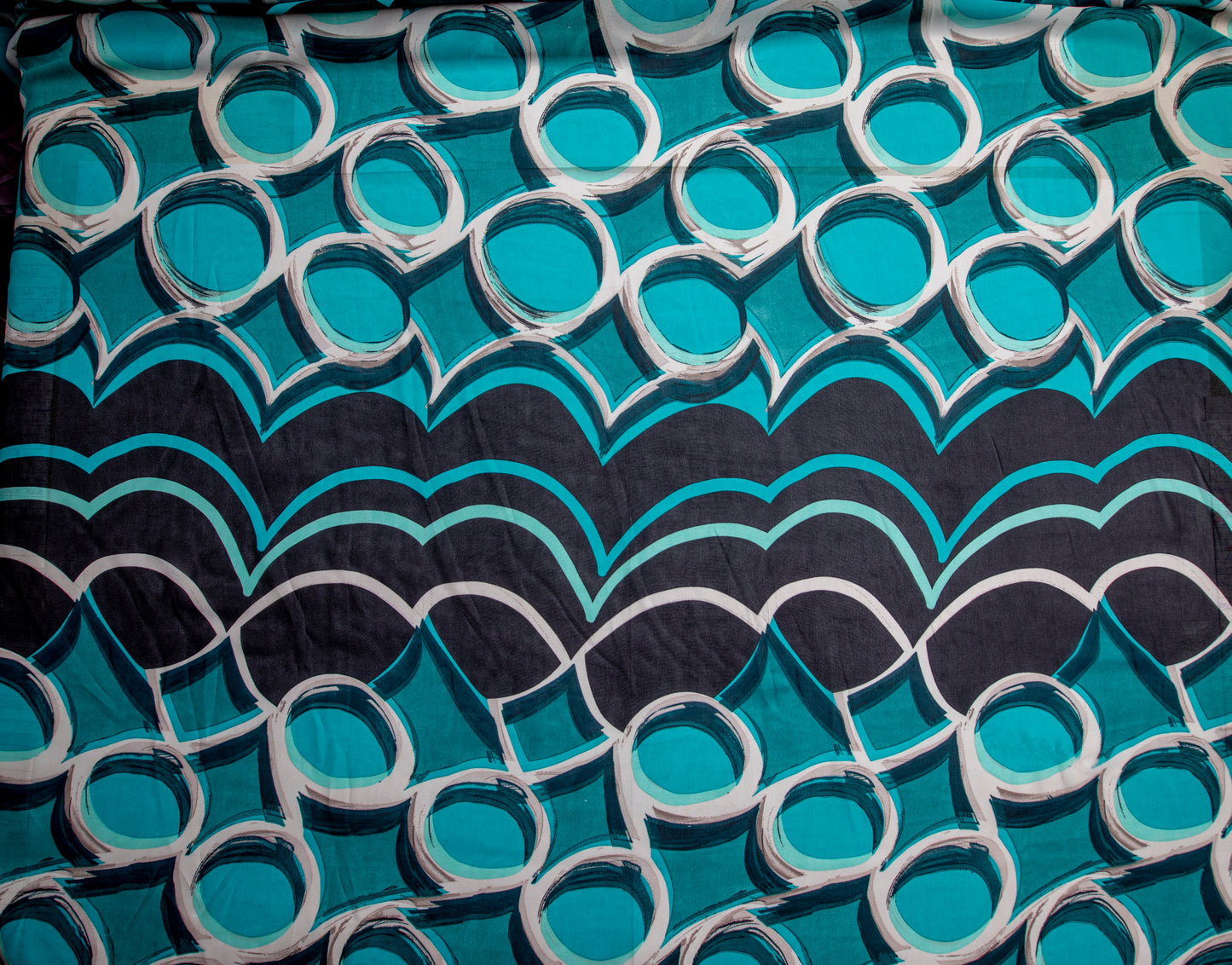 Chiffon Estampado Azul Des 11