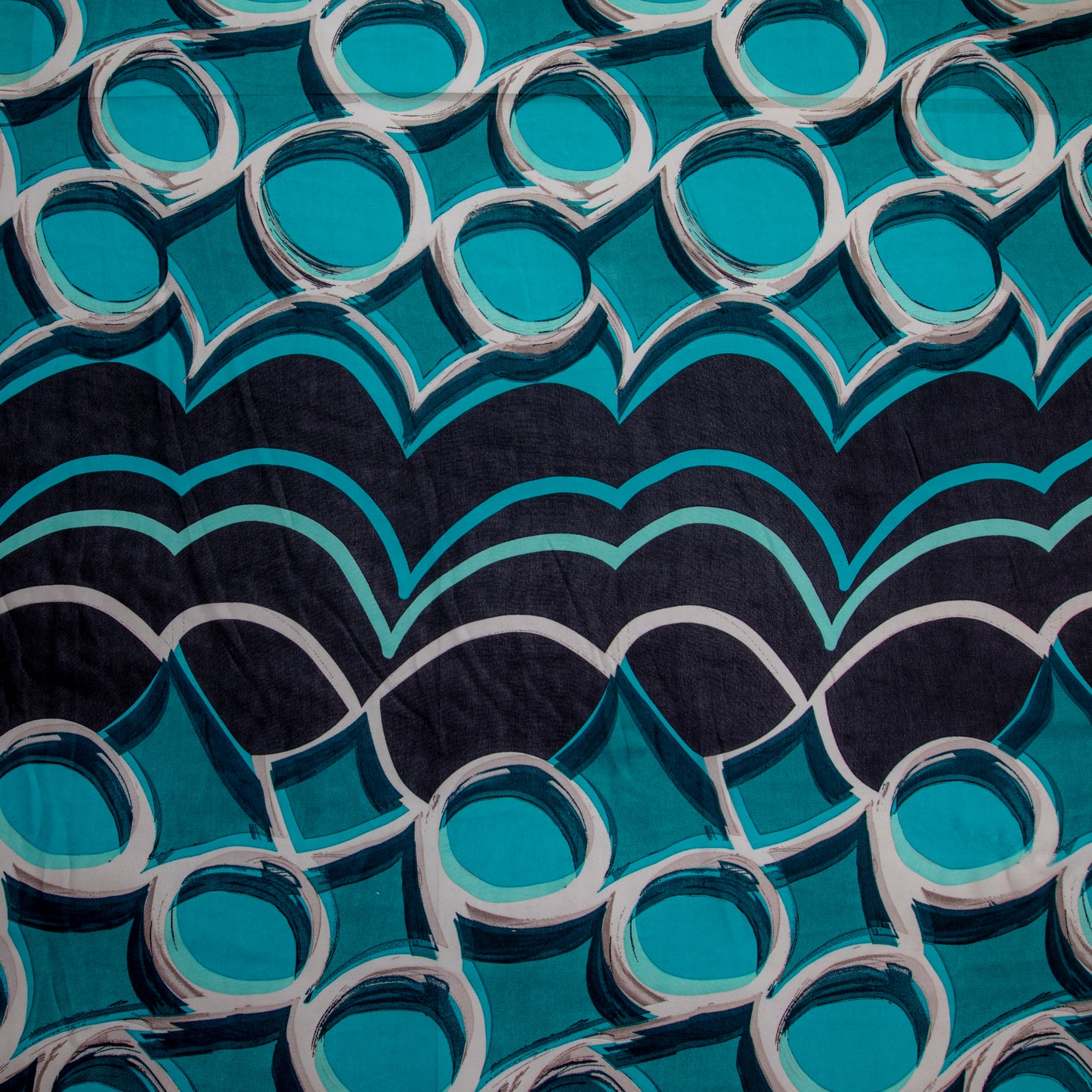 Chiffon Estampado Azul Des 11