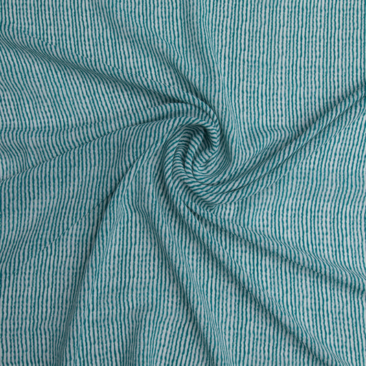Chifon Verano Azul
