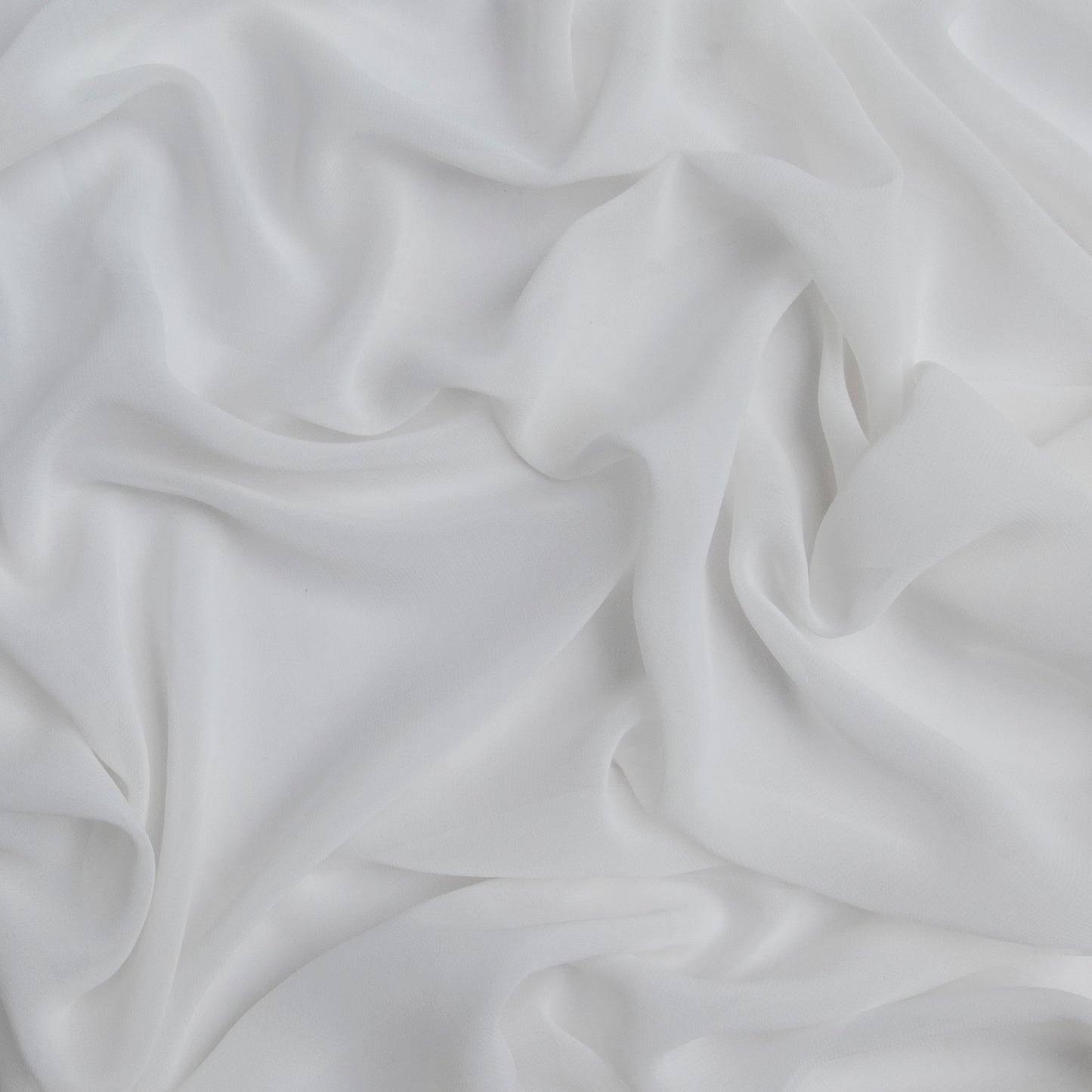 Chiffon Toque De Seda Off White