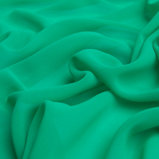 Chiffon Toque De Seda  Verde Militar