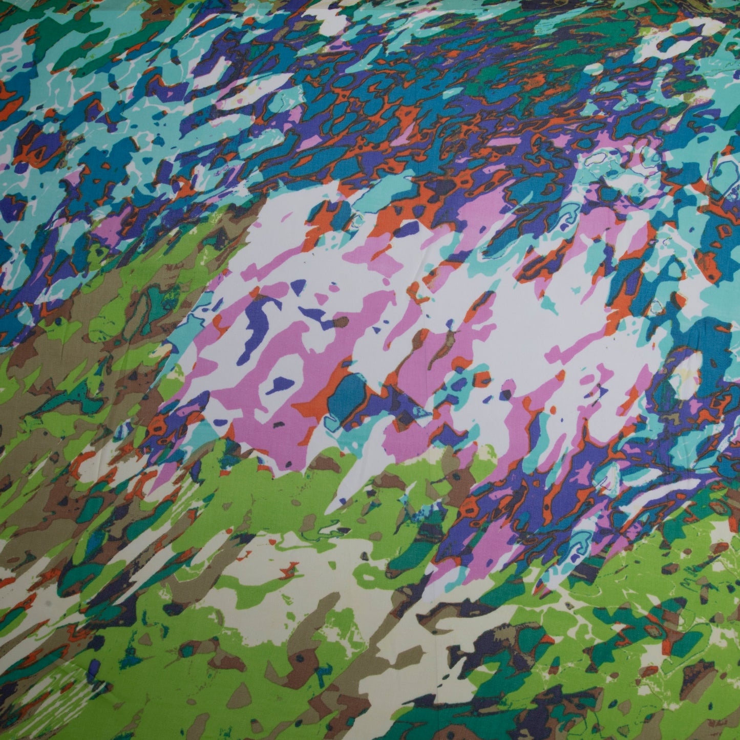 Chiffon Estampado Verde Bandeira Des 17