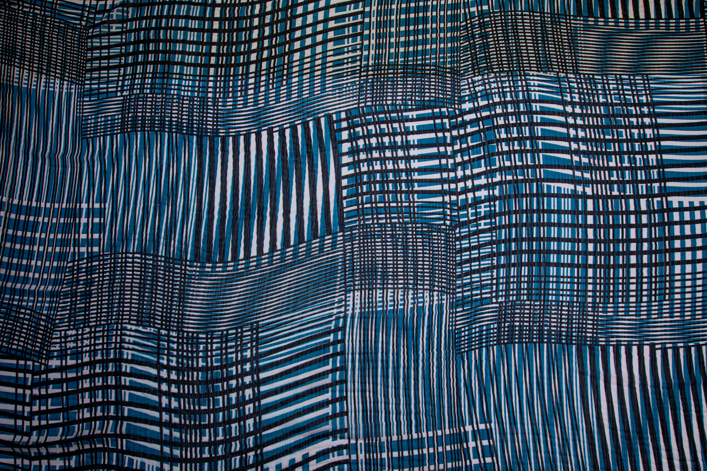 Chiffon Estampado Azul Des 3