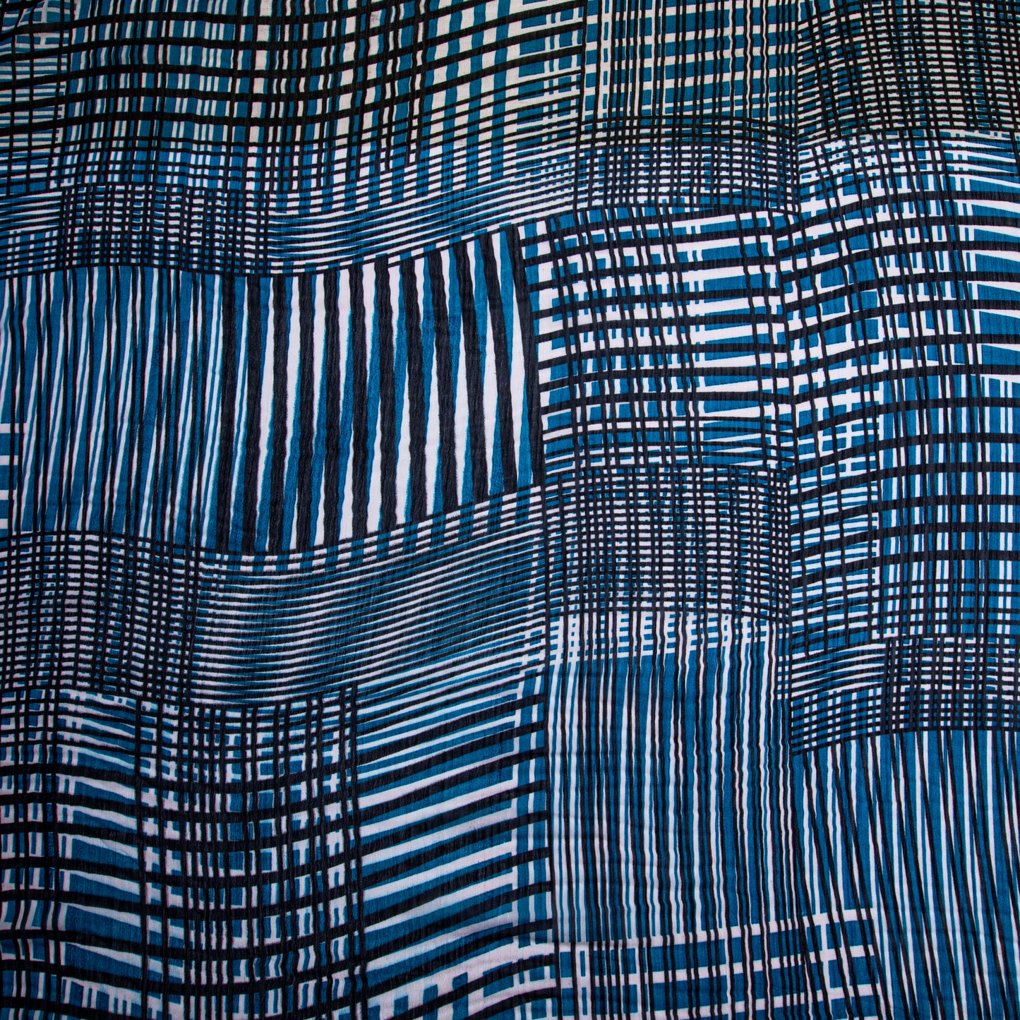 Chiffon Estampado Azul Des 3