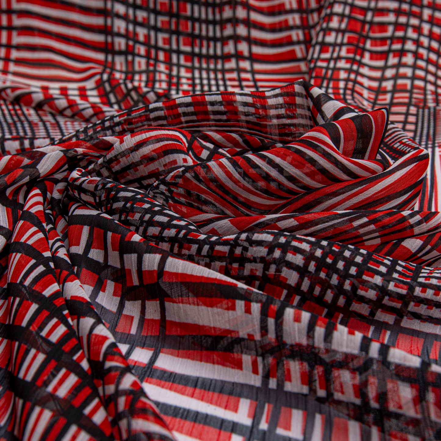 Chiffon Estampado Vermelho Des 3