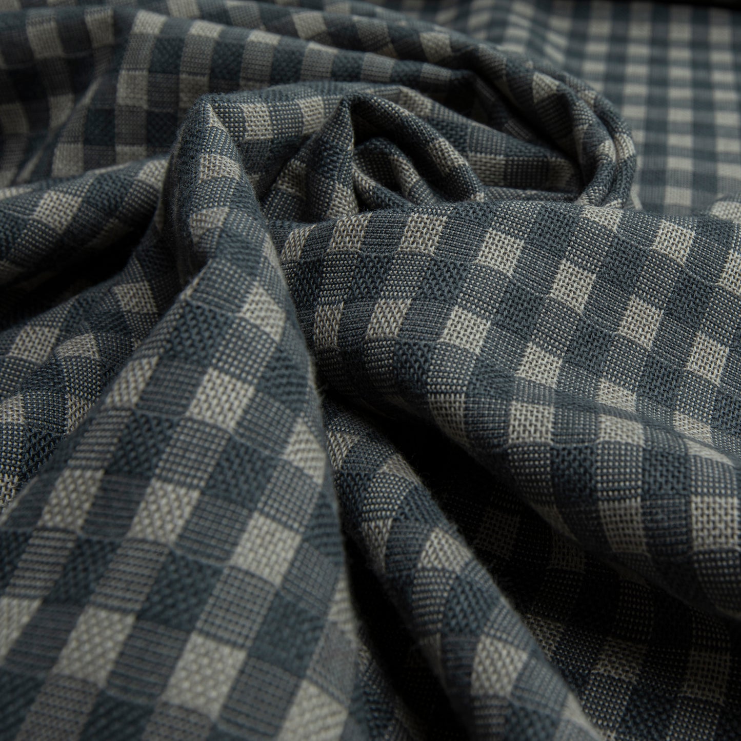 Jacquard Xadrez Cinza