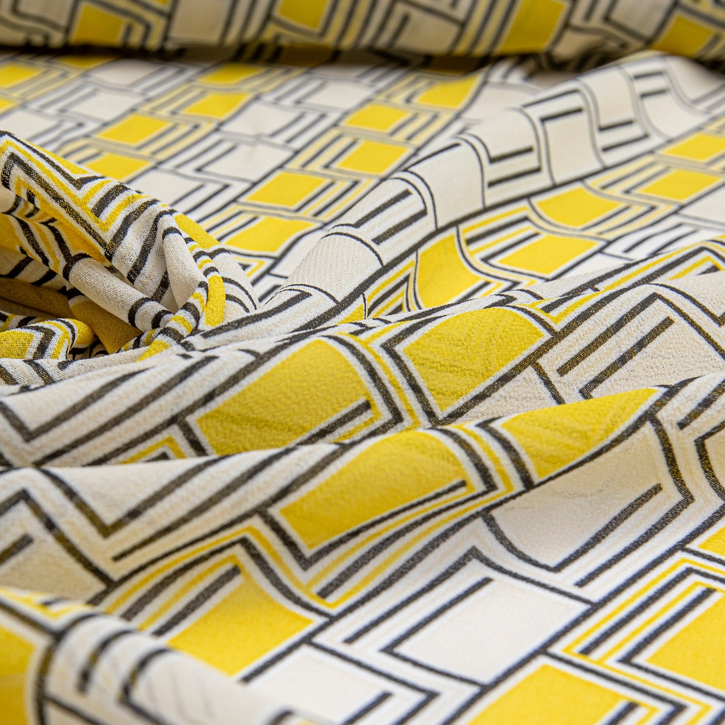 Chiffon Estampado Amarelo Des 5