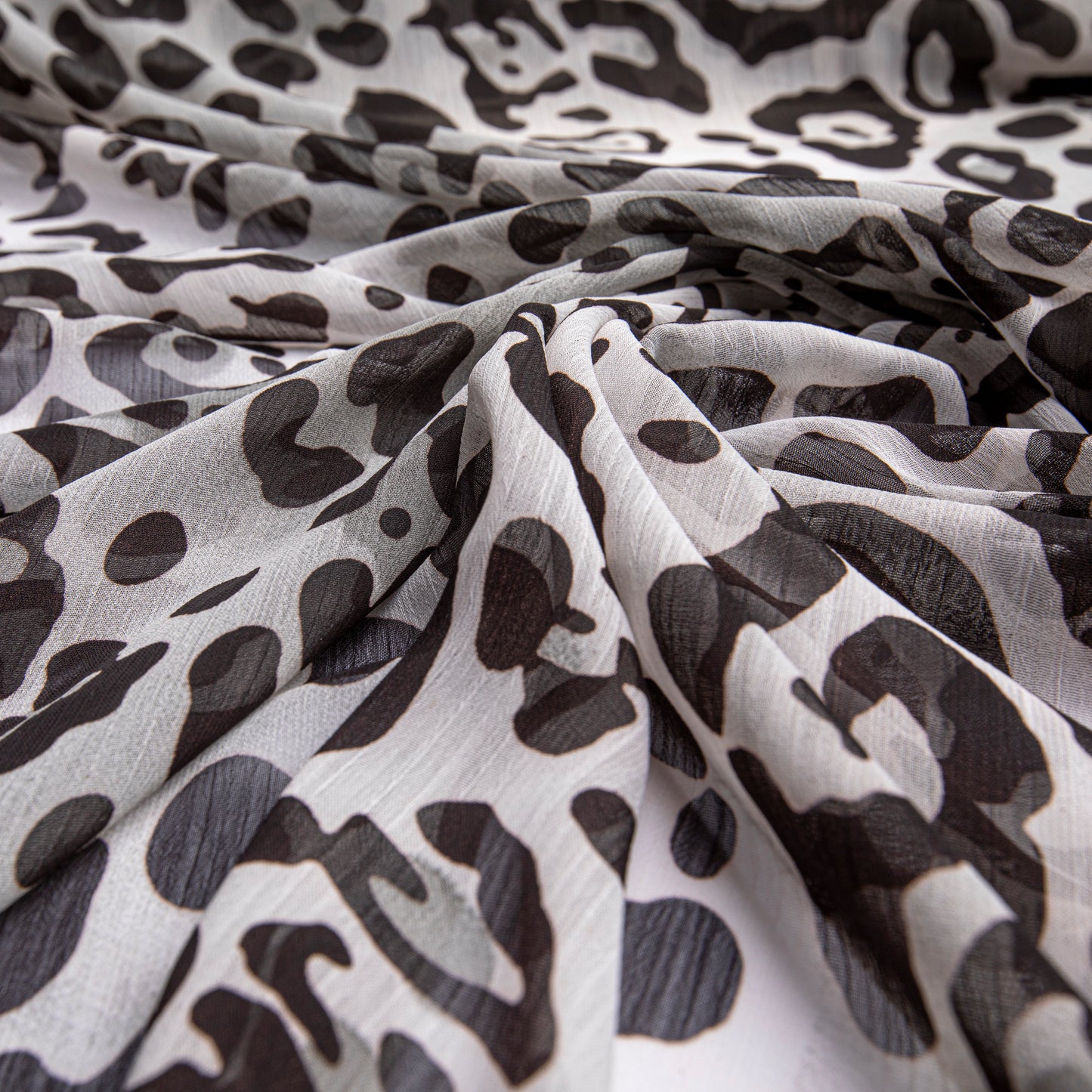 Chiffon Estampado Preto Des 10