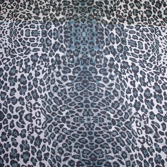 Chiffon Estampado Azul Des 10