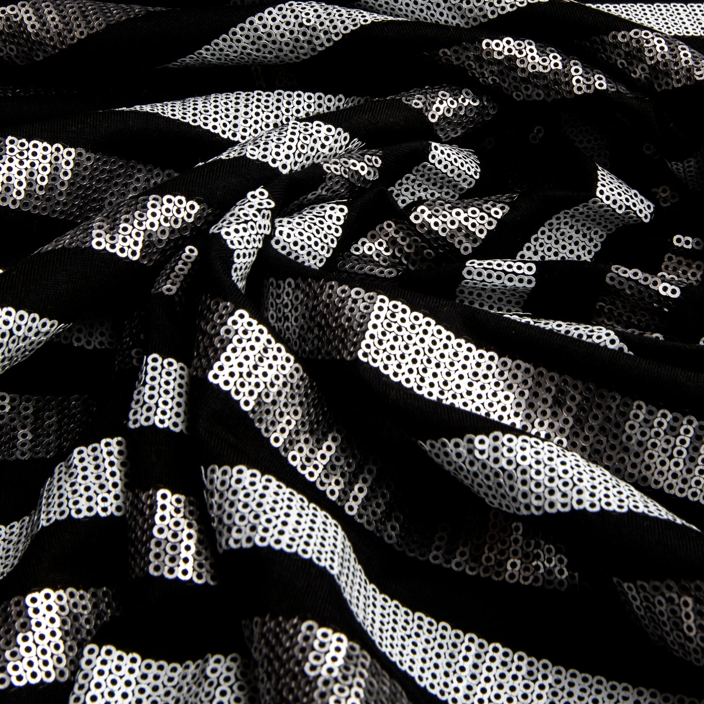 Paetê Stripe Prata