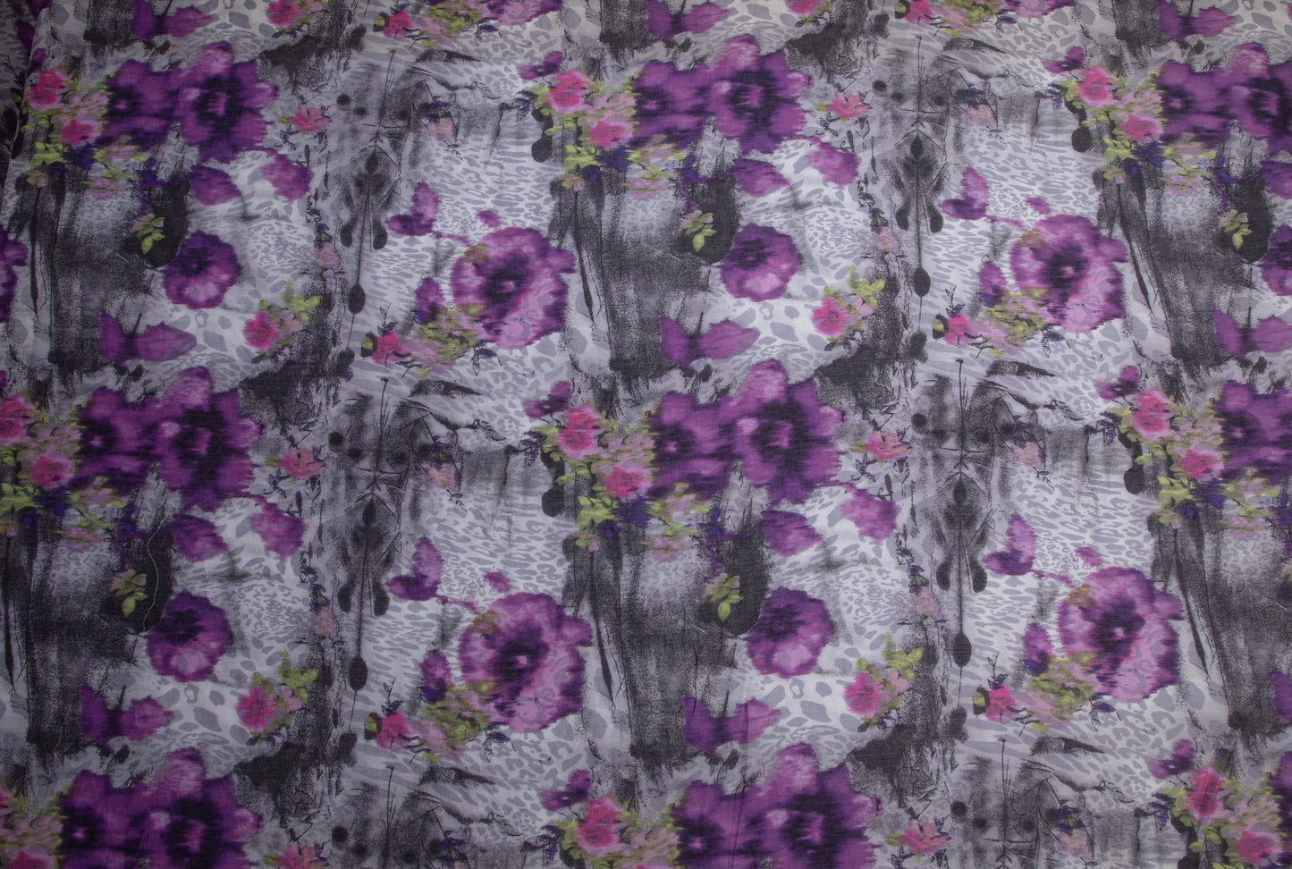 Seda de Algodão Estampado Uva Des 48