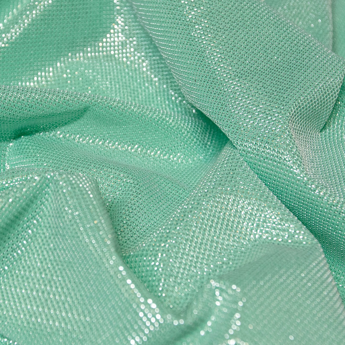 Malha Cristal Shine Verde Claro