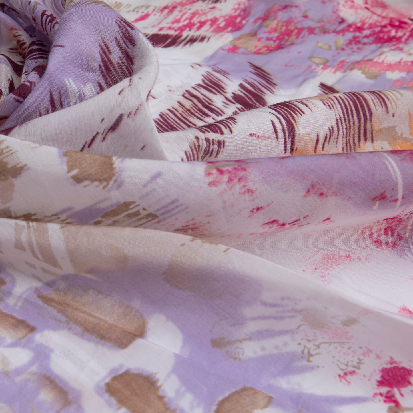 Seda de Algodão Estampado Pink