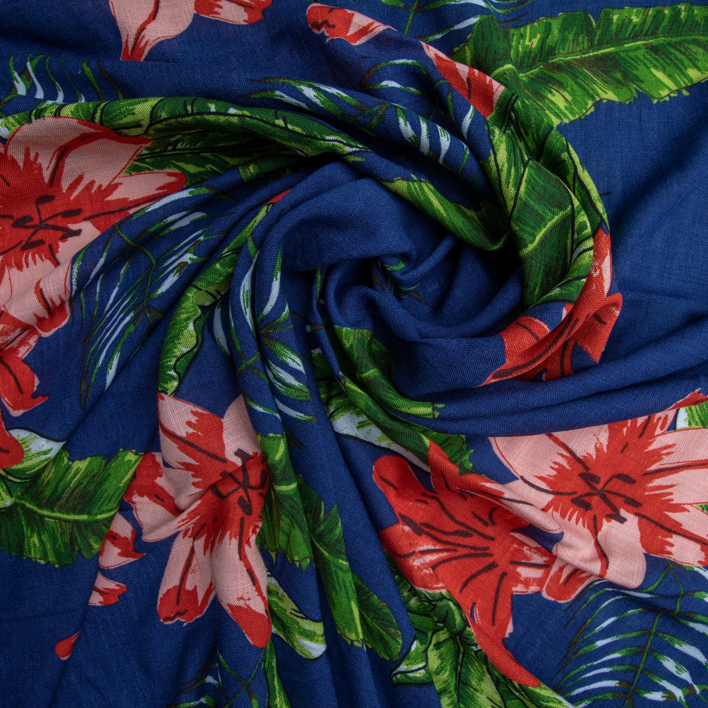 Viscose Estampada Azul