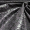 Jacquard Metálico Flores Prata e Hortênsia