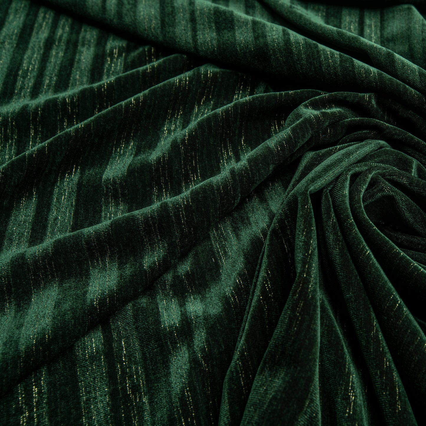 Veludo Lurex Rain Verde Musgo