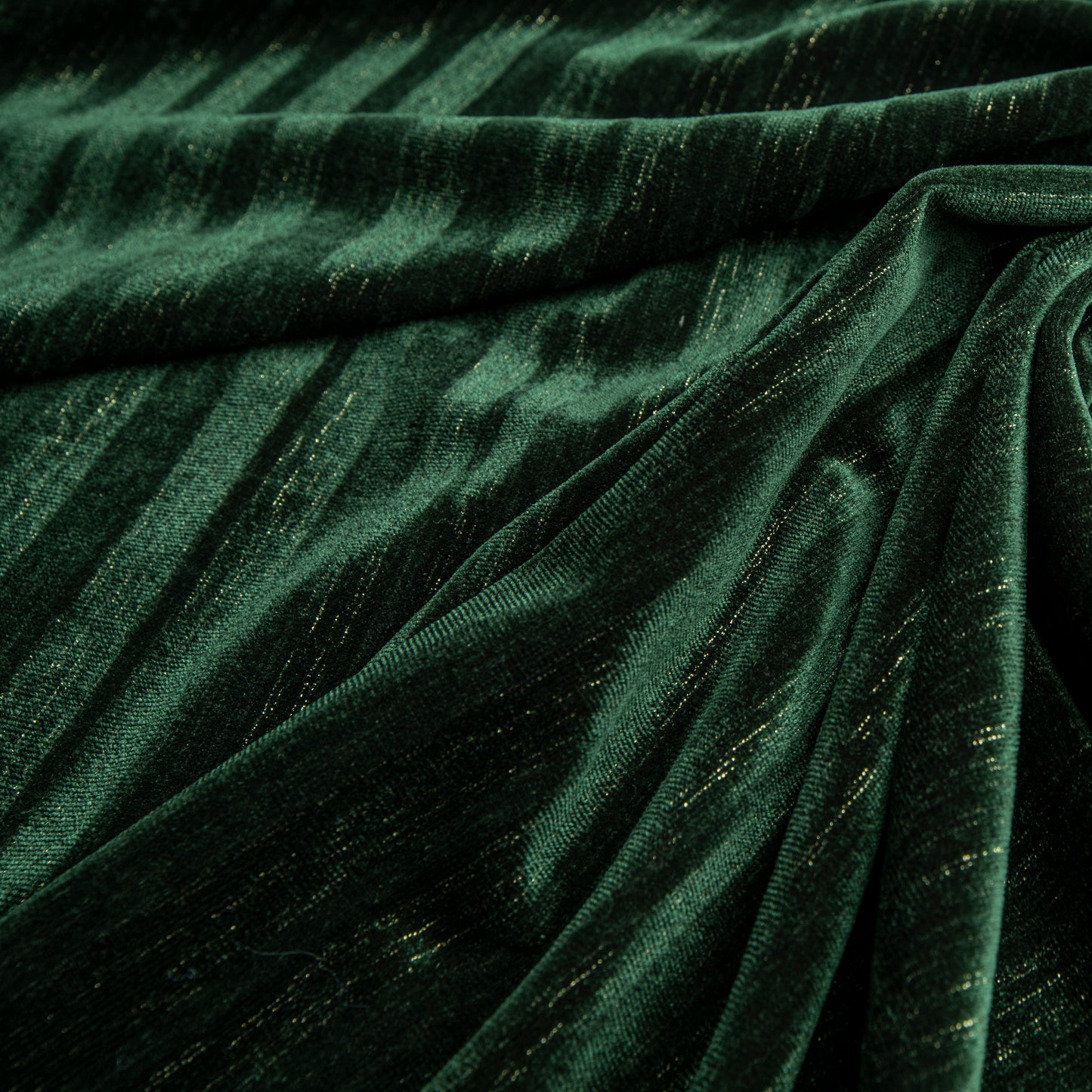 Veludo Lurex Rain Verde Musgo