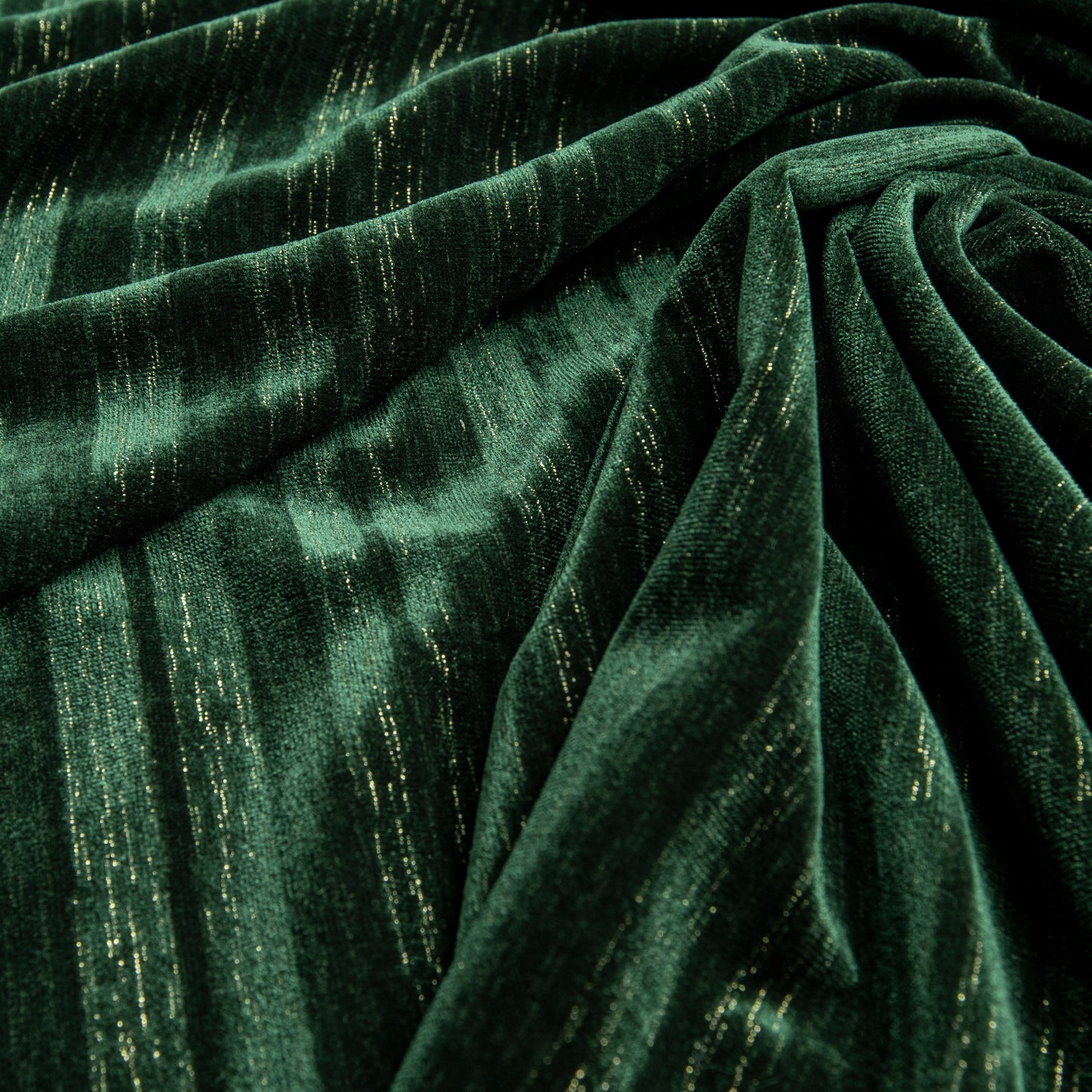 Veludo Lurex Rain Verde Musgo
