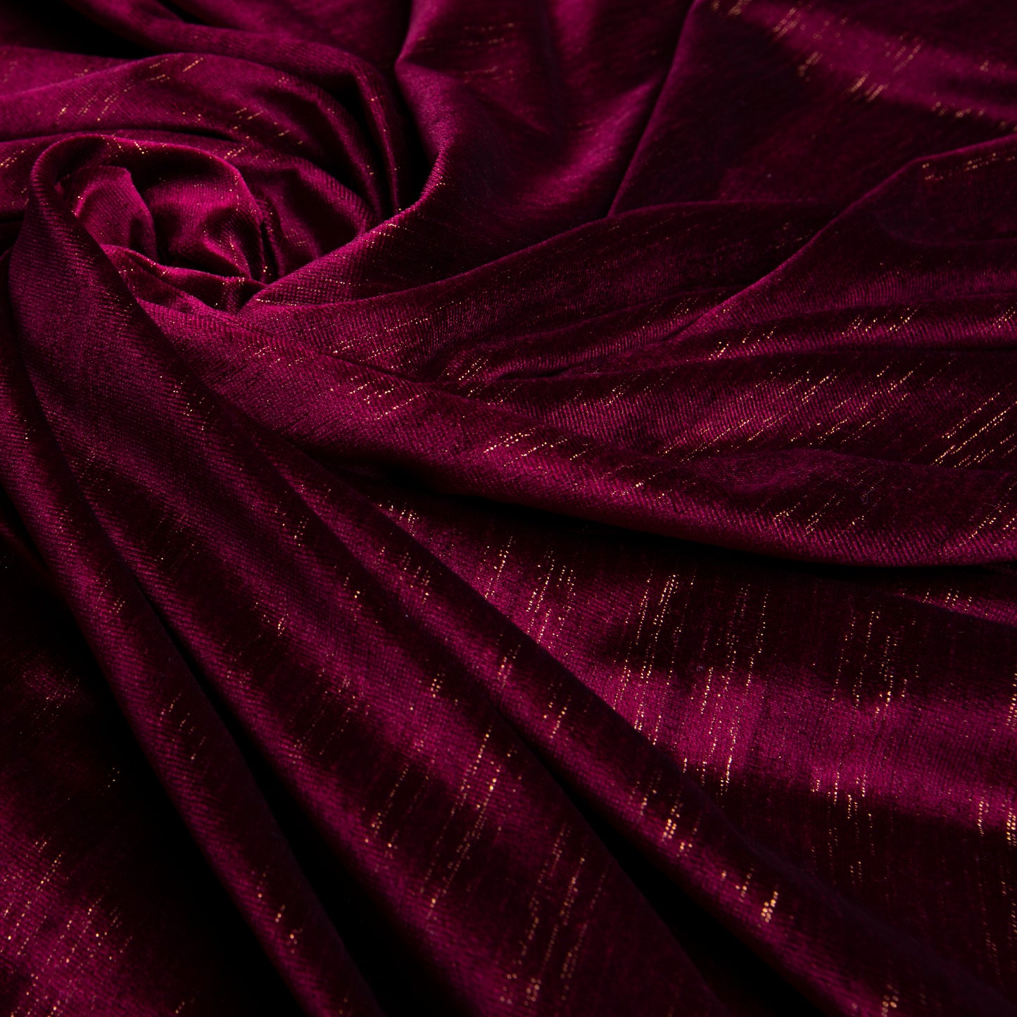 Veludo Lurex Rain Bordô