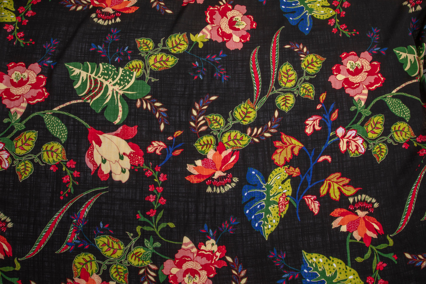 Viscose Estampada Preto