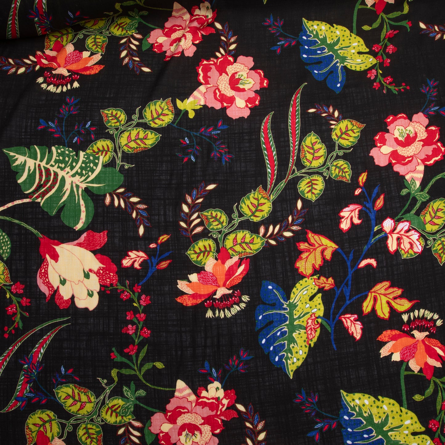 Viscose Estampada Preto