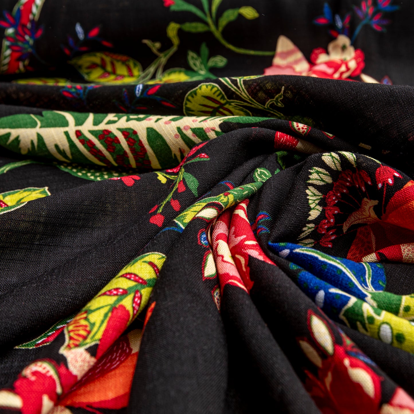 Viscose Estampada Preto