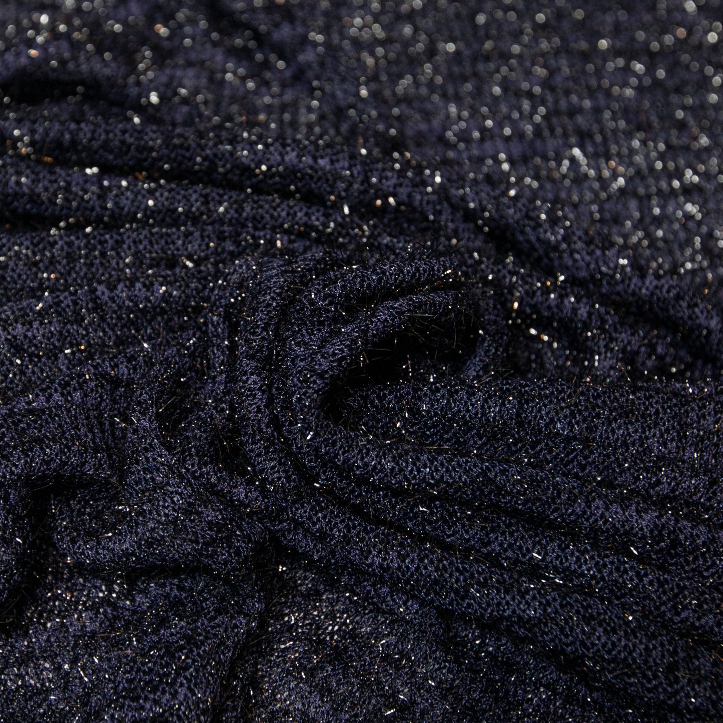 Malha Lurex Azul Marinho