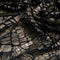 Pele Croco Com Foil Marrom
