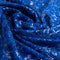 Renda Com Paetê Hoops Azul Bic