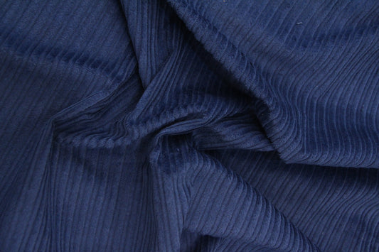 Veludo Cotelê Fantasia Azul Jeans