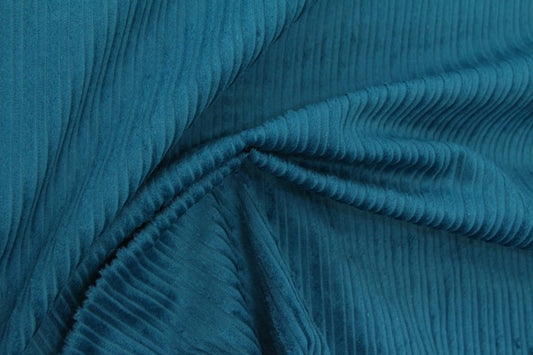 Veludo Cotelê Fantasia Azul Furtivo