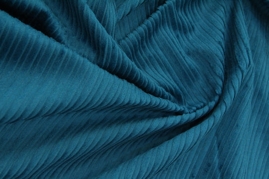 Veludo Cotelê Fantasia Azul Furtivo