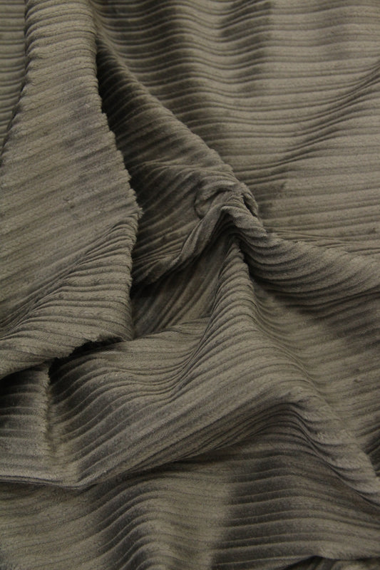 Veludo Cotelê Fantasia Cinza