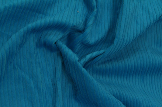 Veludo Cotelê Fantasia Azul