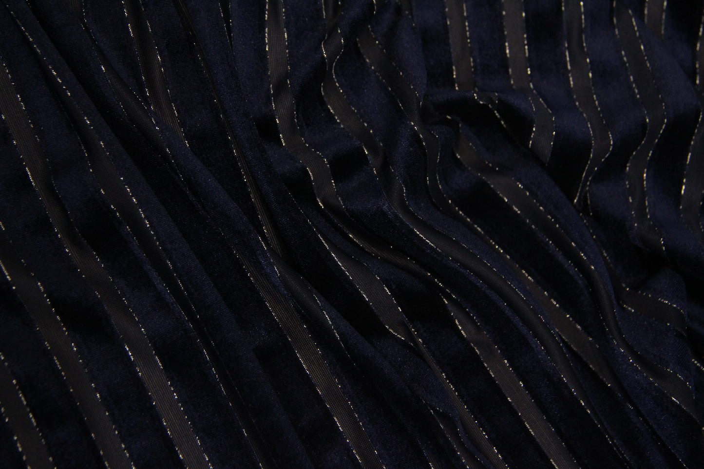 Veludo Devore Shine Preto