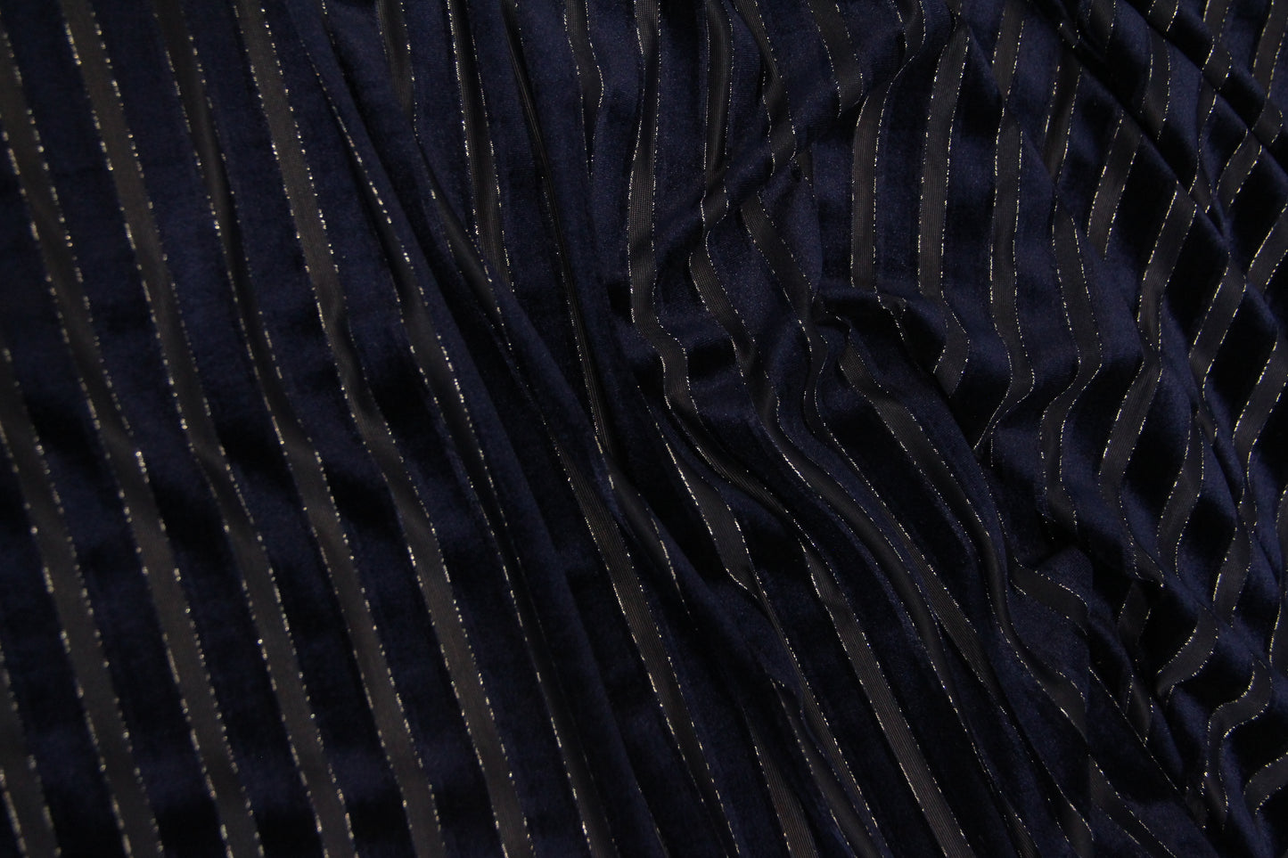 Veludo Devore Shine Preto