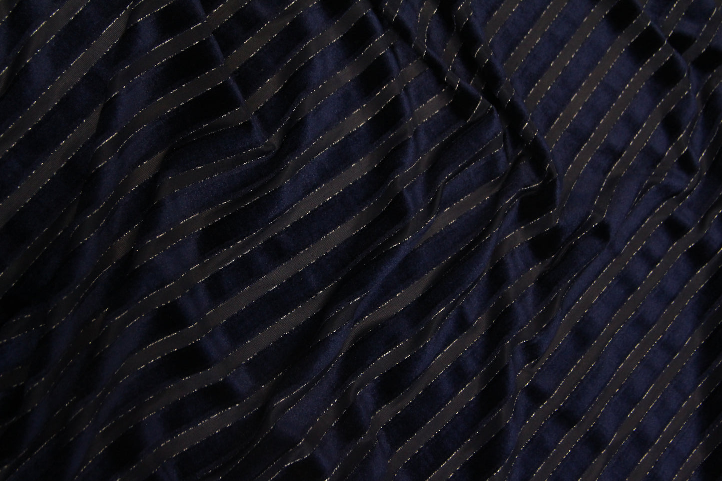 Veludo Devore Shine Preto