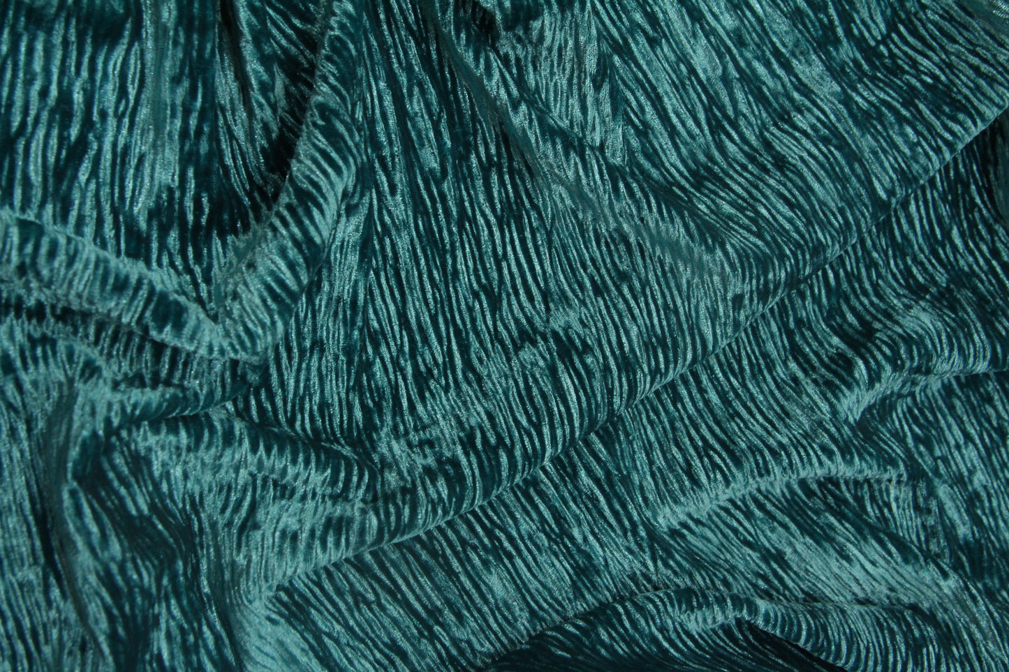 Veludo Plisse Sport Azul Anis