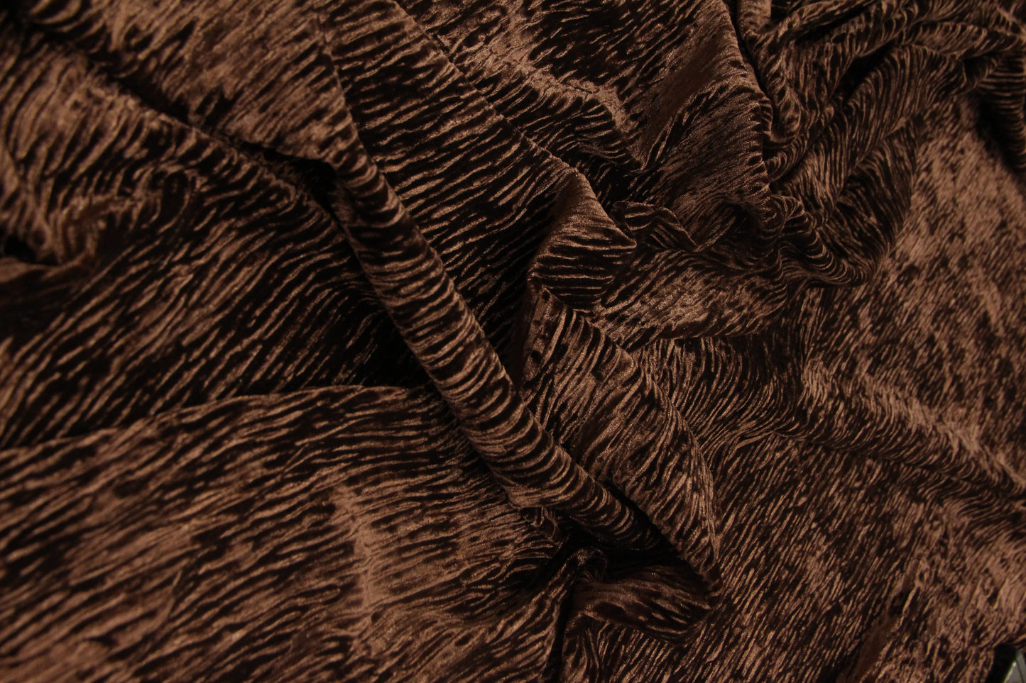 Veludo Plisse Sport Marrom