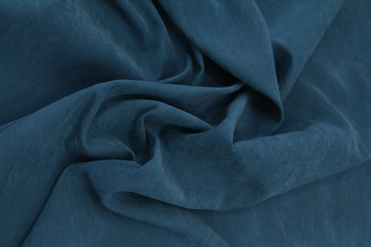 Seda Toulon Cupro Azul Petróleo