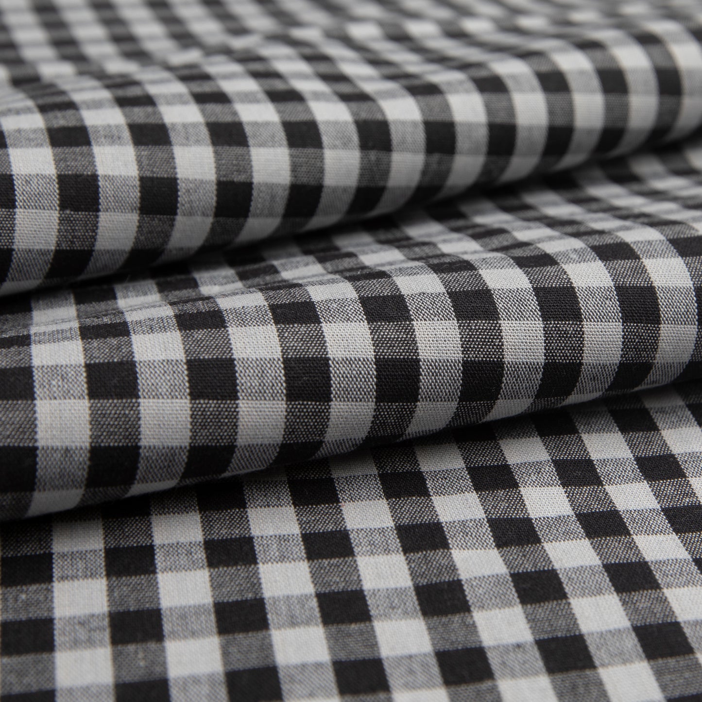Cotton Vichy Stripe Grafite