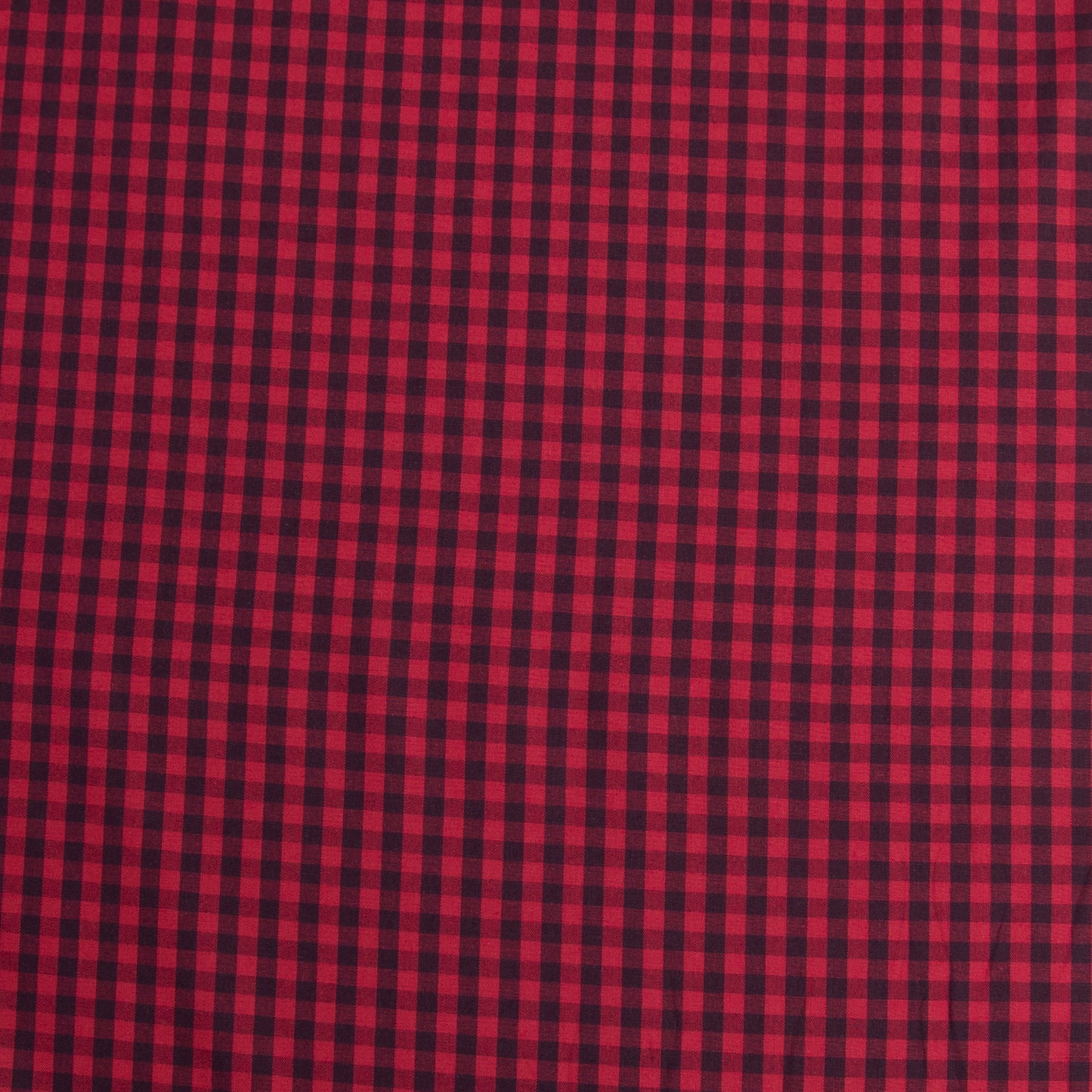 Cotton Vichy Stripe Bordo