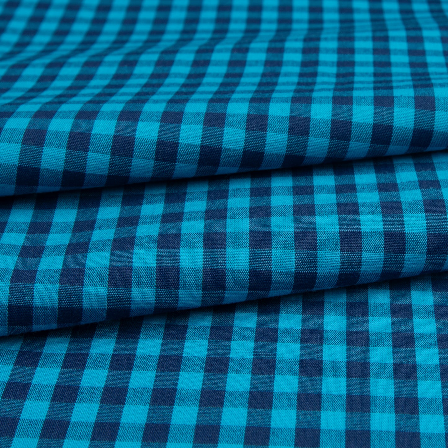 Cotton Vichy Stripe Azul Furtivo