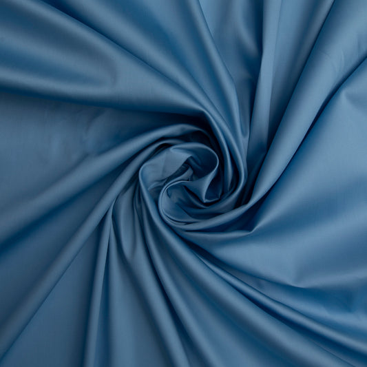 Algodão Egípcio Extra Prem. Elastp Azul Bebê