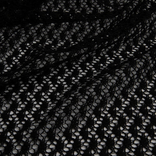 Croche Rose  Preto